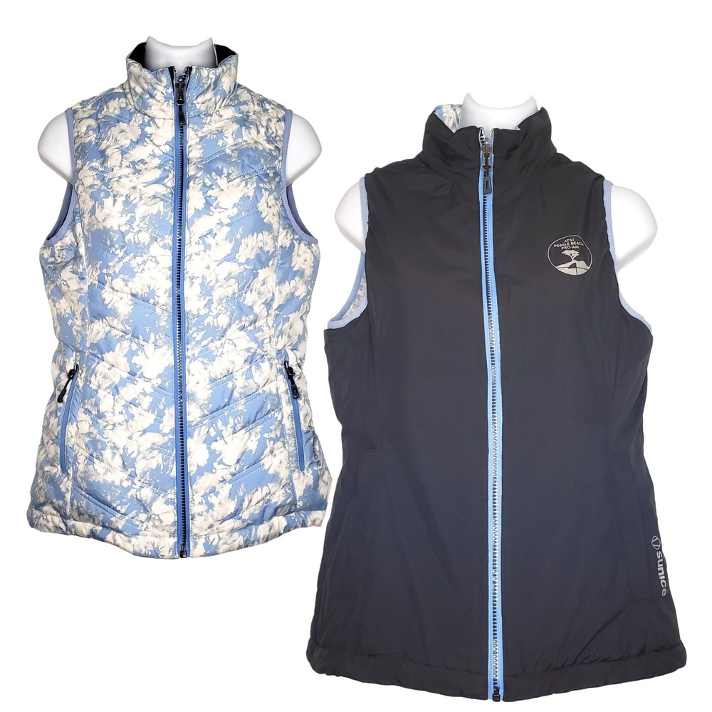 Sunice Golf Reversible‎ Lightweight Puffer Vest Climaloft Outdoor